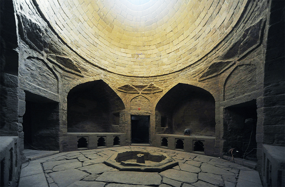 Underground bath
