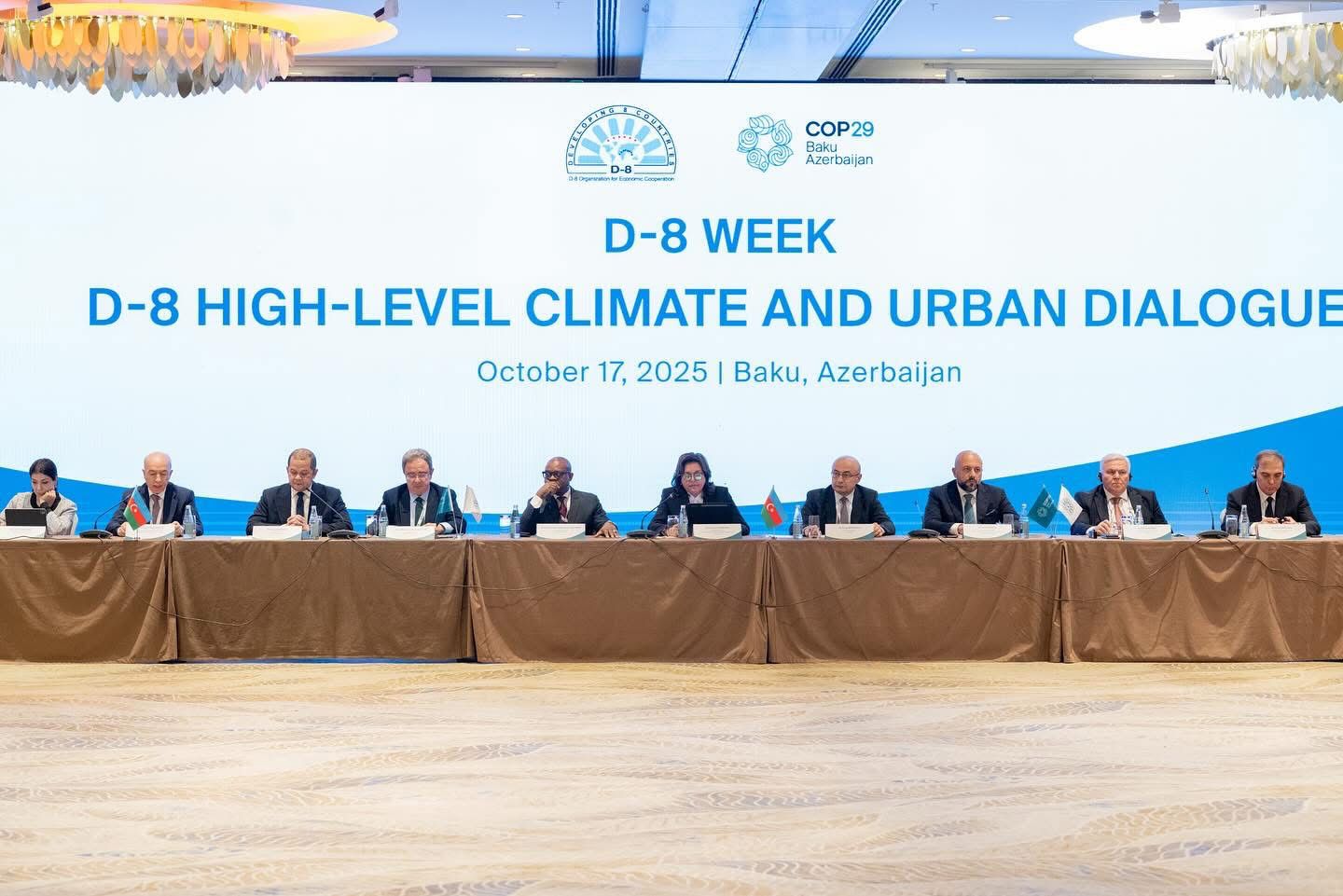 The “Icherisheher” State Historical-Architectural Reserve Administration was represented at the “D-8 High-Level Climate and Urbanization Dialogue” held in Baku.