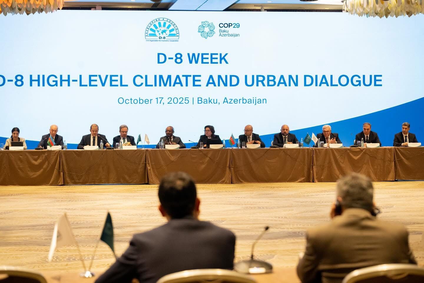The “Icherisheher” State Historical-Architectural Reserve Administration was represented at the “D-8 High-Level Climate and Urbanization Dialogue” held in Baku.