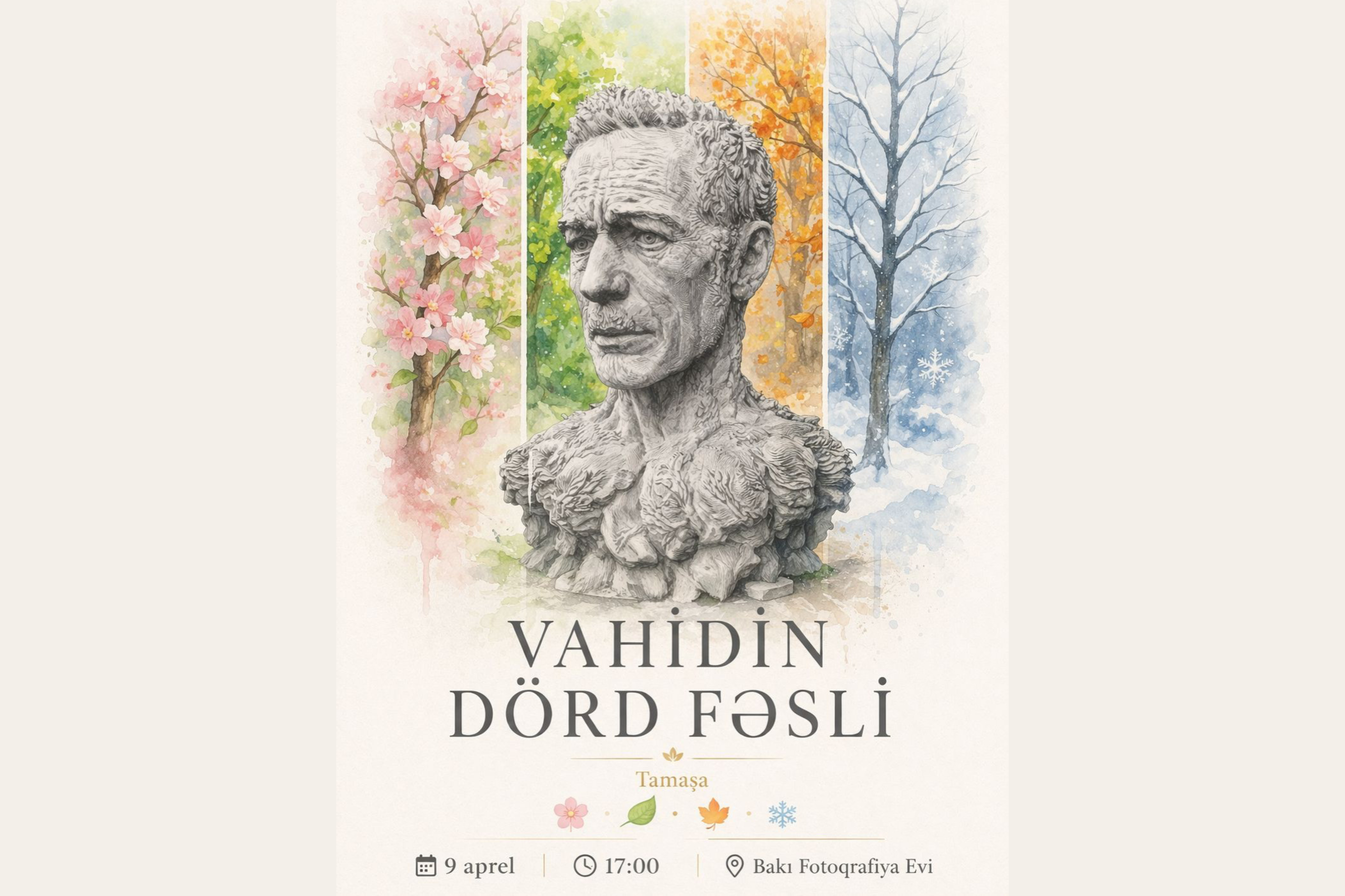 Poetic stage evening of Aliaga Vahid