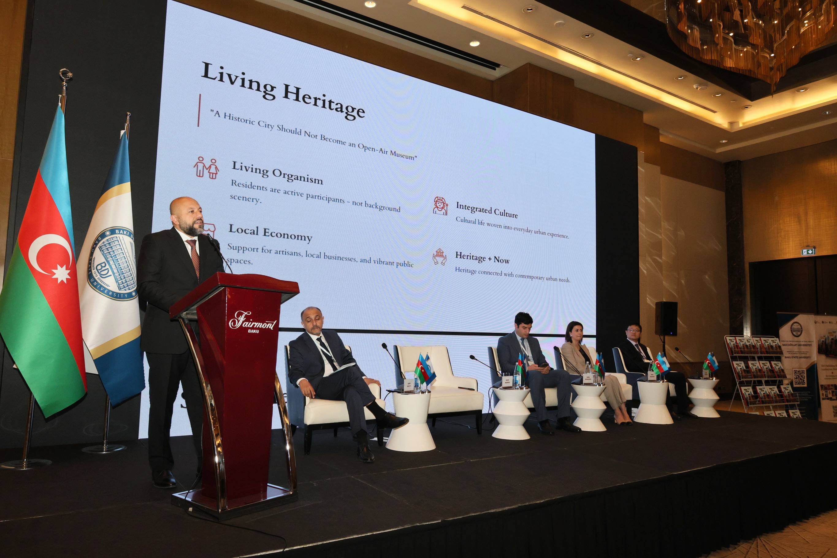 İçərişəhərin müasir idarəetmə modeli beynəlxalq platformada təqdim edilib